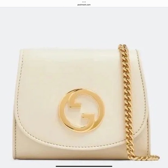 Gucci Blondie GG Wallet On Chain Crossbody Bag - Ivory - Picture 13 of 14